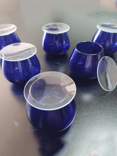 Vasos de cata de aceite con vidrio reloj | 6 unidades